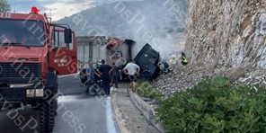 Νεκρός οδηγός νταλίκας από τη Φλώρινα σε τροχαίο στην εθνική Λάρισας - Κοζάνης